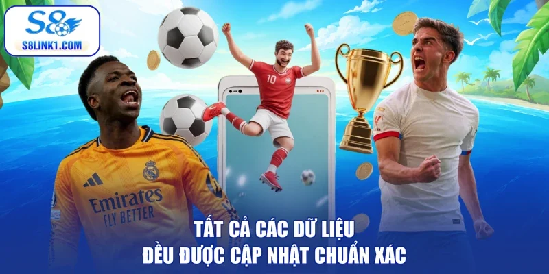 Tất cả các dữ liệu đều được cập nhật chuẩn xác